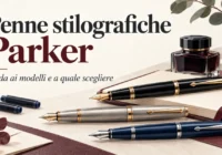 Selezione di penne stilografiche Parker presentate come guida ai modelli e agli utilizzi